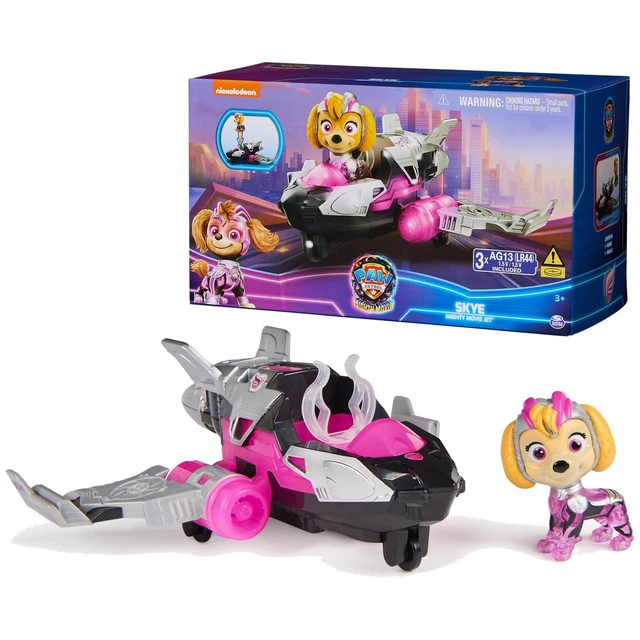 PAW PATROL THE Mighty Movie Airplane Skye Mighty Pups Action Figure
