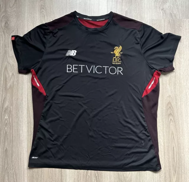 Liverpool FC XXL Soccer Training T-Shirt Season 2017/2018 New Balance Betvictor