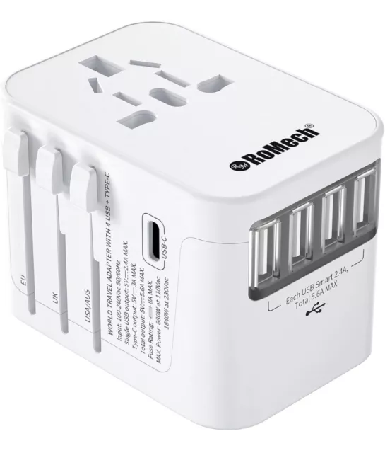 Universal Travel Power Adapter All in One Worldwide Wall Charger