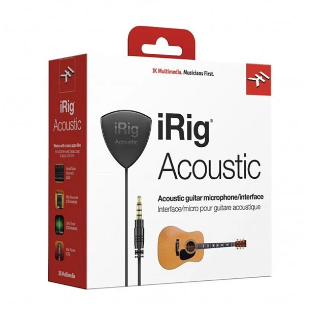IK Multimedia iRig Acoustic- Acoustic Guitar Mobile Pick up Microphone/Interface IK Multimedia iRig Acoustic- Acoustic Guitar Mobile Pick up Microphone/Interface