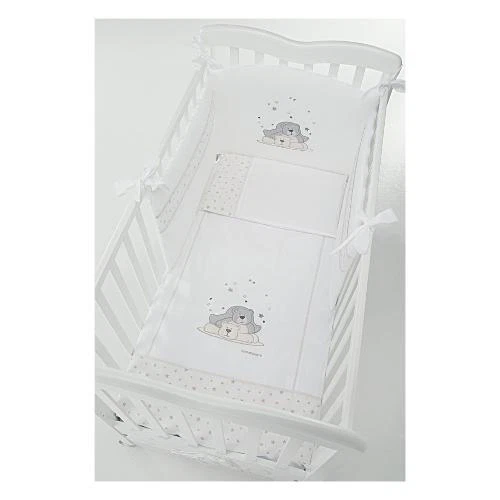 Set Tessile Lettino 3 pz Paraurti, piumone e federa DOLCESTELLA Foppapedretti