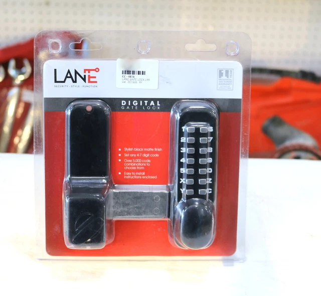 LANE DIGITAL GATE Lock Black L997752 139.00 PicClick AU