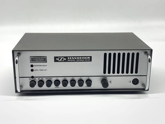 Microport Mic SENNHEISER MICROPORT RECEIVER EM1010 Microphone Collector Channel 37 ...