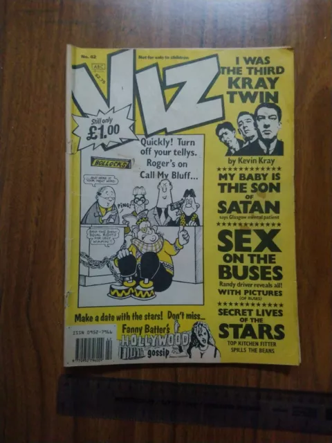 Viz issue number 42 June/July 1990. Adults Only. VGC.