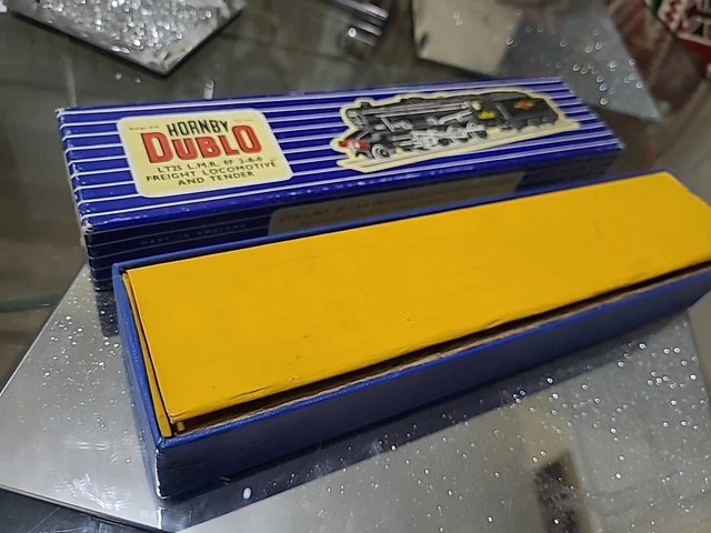 HORNBY DUBLO 3 RAIL 2 8 0 LT25 8F FREIGHT LOCOMOTIVE & TENDER 48158 Empty  BOX