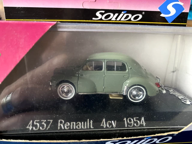 Solido 1/18 Renault 4 CV Open Top Dark Brown 8048 Diecast Scale