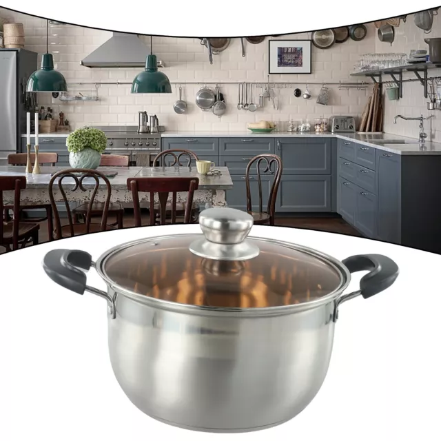 Heavy Duty Stainless Steel Stew Pot for Cooking and Serving Excellence