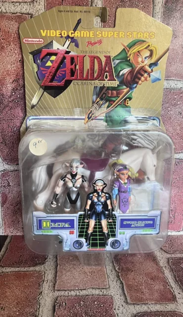2000 Toy Biz Nintendo Video Game Superstars Ocarina Legend of Zelda Impa  Figures • $98.89