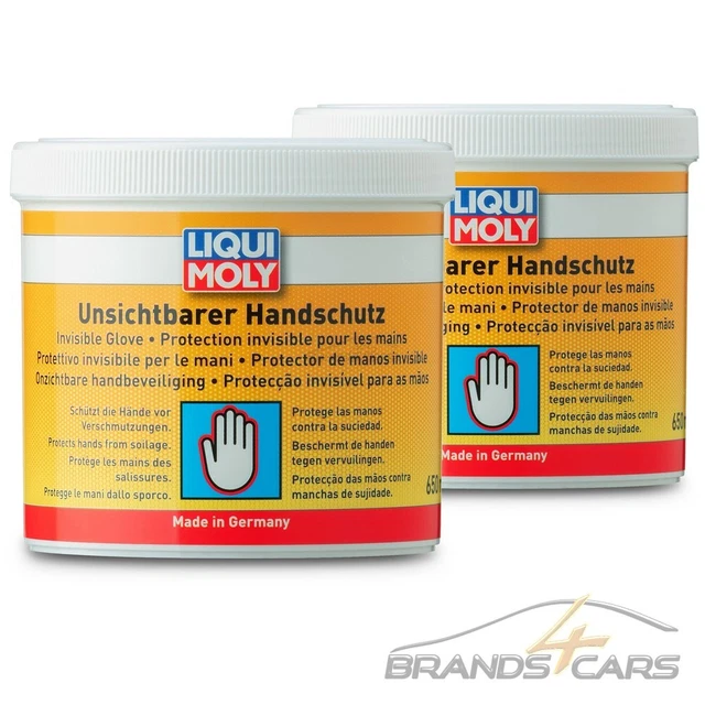2x650ml LIQUI MOLY PROTEZIONE MANI INVISIBILE PROTEZIONE PELLE PRODOTTI PER LA CURA DELLE MANI 820