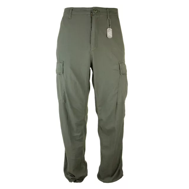 US Army Vietnam Ripstop Trousers - Olive Drab Fatigues - Rothco Military Repro