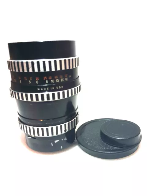 Carl Zeiss Jena DDR Biometar 2.8/120 "Zebra" Objektiv Pentacon Six S/N 8967307