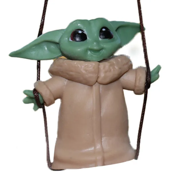 Yoda Baby Car Hanging Accessories Car Mirror Hanging Home Charm Pendant Decor.