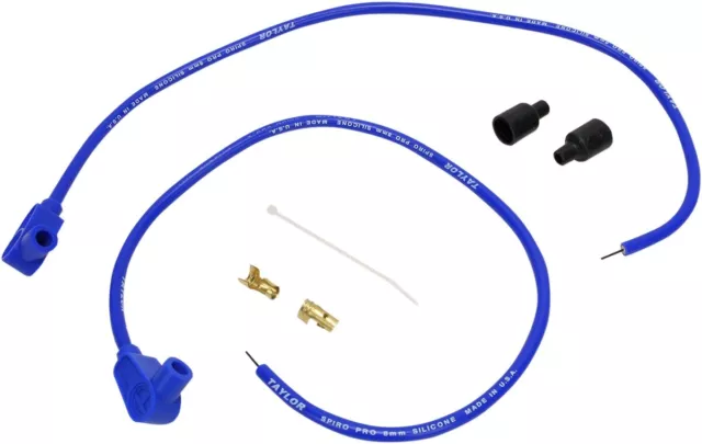 Taylor Ignition Leads Universal Spark Plug Wires Blue for Harley-Davidson