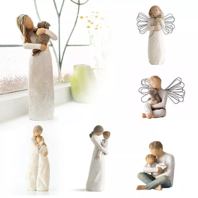 Willow Tree Angel of Friendship Figures Women Children Dog Cat Sculpture UK