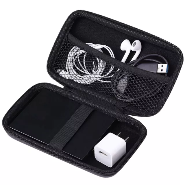 Portable USB Charger Earphone Cable Tidy Organizer Storage Bag Travel Case Pouch