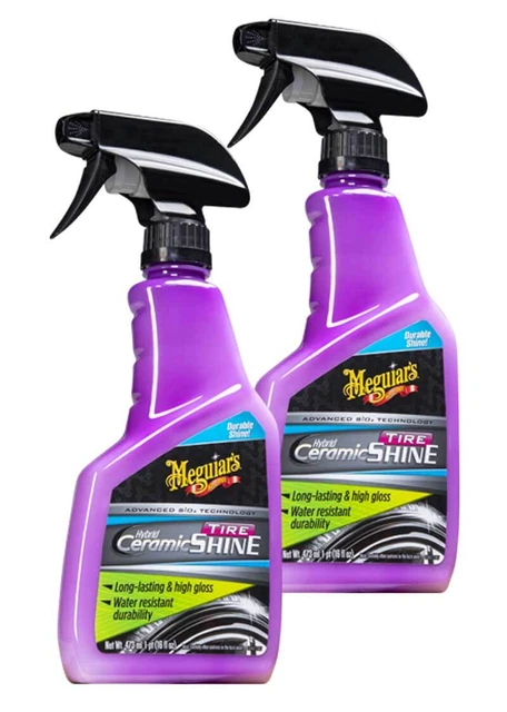 MEGUIAR'S Hybrid Ceramic Tire Shine Reifenglanz Spray 473ml  G230416EU 2x