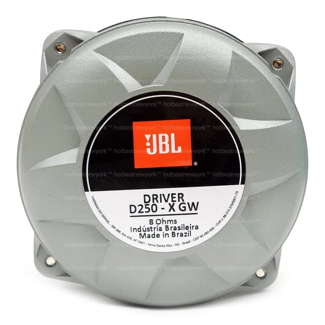 2-Pack JBL D250-X Midrange Compression Drivers With HL1425 Long Throw Horns - Bundle