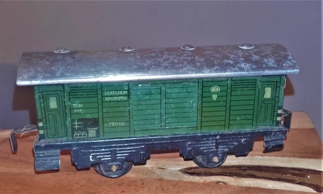 Ancien Train Mécanique W. Germany HWN Wimmer – Circuit Thermoformé + Boîte