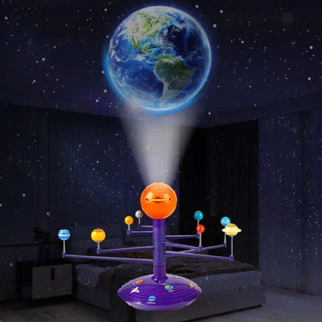 DIY Système Solaire Modèle Globe Terre S-un Lune Planétarium Orbital Outil  D'enseignement Éducatif Astronomie Science Kit pour Enfant Enfant