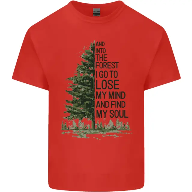 T-shirt top da uomo in cotone Into the Forest Outdoors trekking escursionismo 3