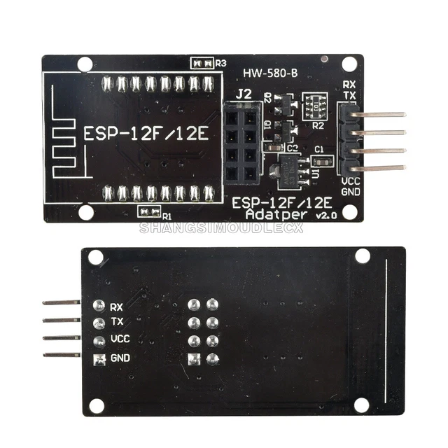 ESP8266 ESP-01 ESP-12F/12E Serial Wi-Fi Wireless Adapter Module 5V For ...