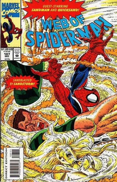 Web of Spider-Man #107 9.0 (W) VF/NM Marvel Comics 1993 STOCK IMAGE