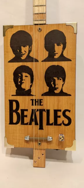 The Beatles Cigar Box Guitar 3tpv Tribute By Matteacci's International 2