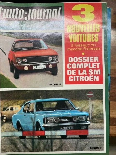 L'auto-Journal N° 12  -16/06/1970 - Dossier Complet De La Sm Citroën