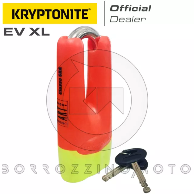 Bloccadisco Lucchetto Acciaio Antifurto Kryptonite Perno 13 Universale Moto