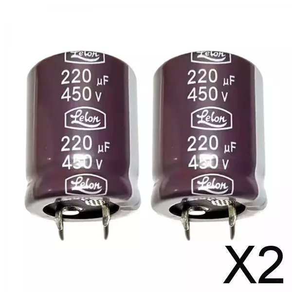 2X 2 Pieces Electrolytic Capacitor Replacements for tv Supply