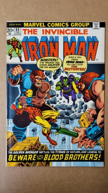 Iron Man #55 1St Thanos & Drax 1973 Huge Marvel Key Mcu High Grade W/Ow Pages