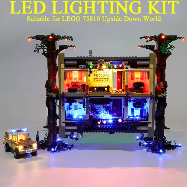LED Licht Set Für 75810 LEGO STRANGER THINGS The Upside Down Beleuchtung Kit