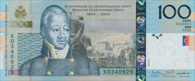 Haiti P.275f 100 Gourdes 2016 "200 Jahre Unabhängigkeit" (1) UNC