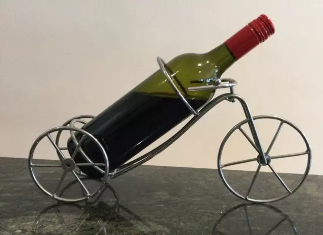 Retro Tricycle Shape Wine Bottle Holder Stand.