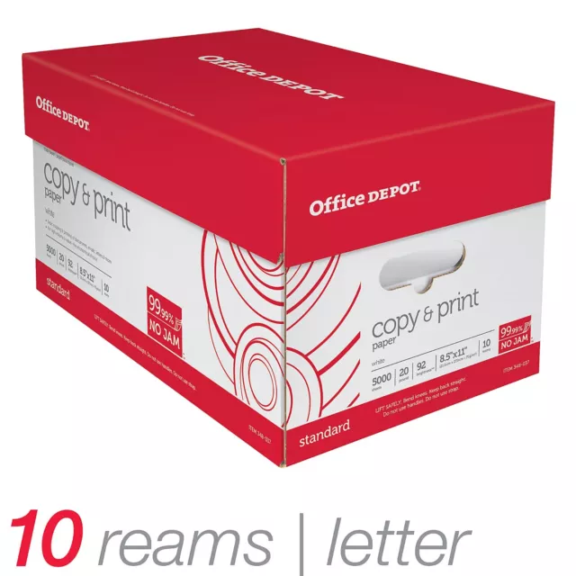 Office Depot® Brand Multi-Use Printer & Copier Paper, Letter Size (8 1/2" x 11")