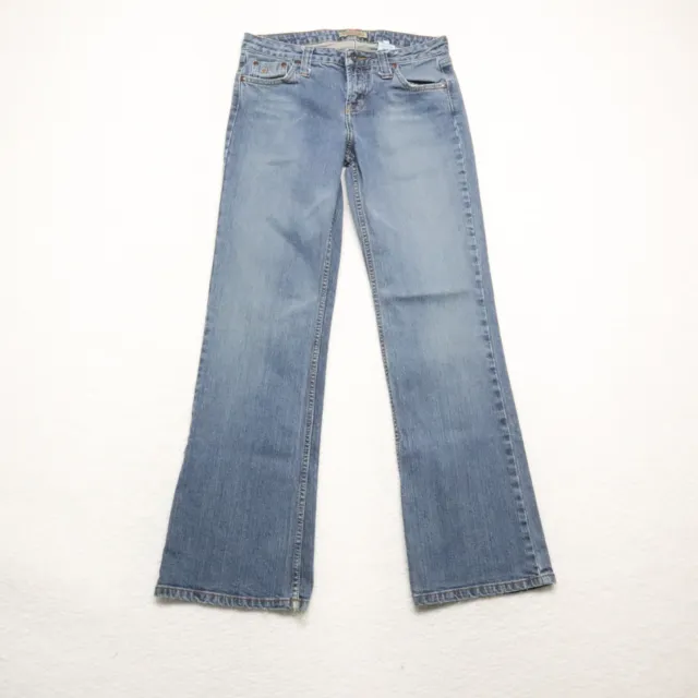 Paris Blues Women's Juniors Size 11 Blue Bootcut Medium Wash Stretch Denim Jeans