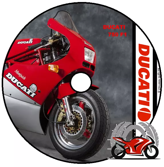 Manuale di officina Ducati 750 F1 & Montjuich Workshop Manual Manual riparazione