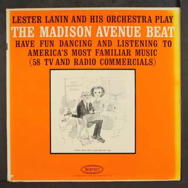 LESTER LANIN: the madison avenue beat EPIC 12" LP 33 RPM