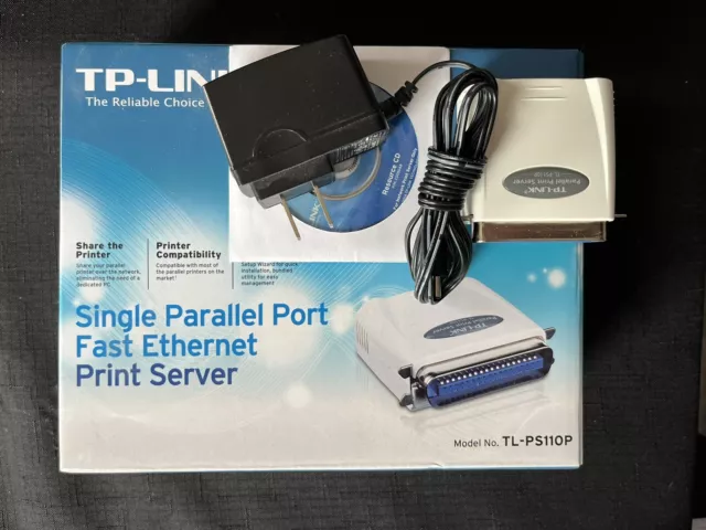 Servidor de impresión de puerto paralelo único TL-PS110P