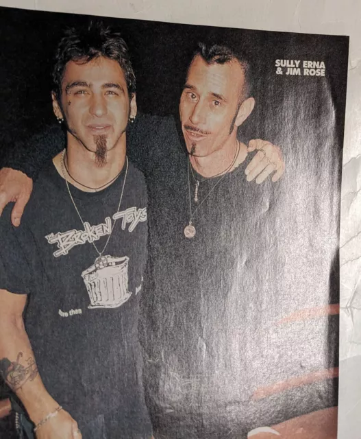 Godsmack / Sully Erna With Jim Rose / Magazine Full Page Pinup Poster Clipping 2