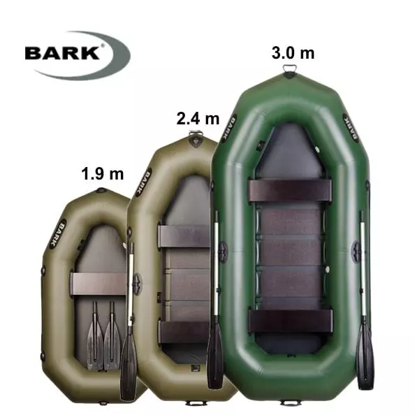 Inflatable Boat BARK Dinghy 6.2-9.2ft Fishing Boat PVC Floor | Slatted Floor