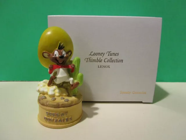 LENOX SPEEDY GONZALES THIMBLE New in Box LOONEY TUNES