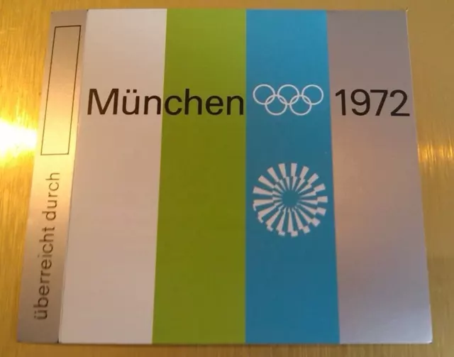 Sticker OTL AICHER HFG ULM OLYMPISCHE SPIELE 1972 MÜNCHEN MUNICH Label