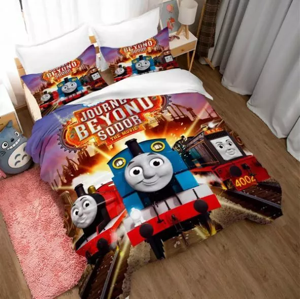 Thomas the Tank Engine Set copritrapunta letto singolo/doppio/king