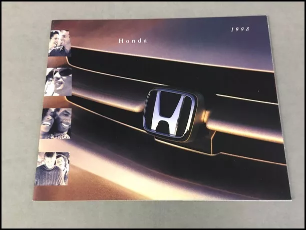 1998 Honda 36-page Sales Brochure Catalog - Accord Civic CRV Prelude Passport