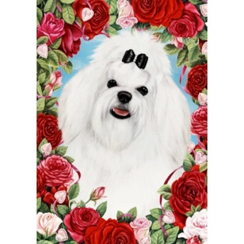 Roses House Flag - Maltese 19041