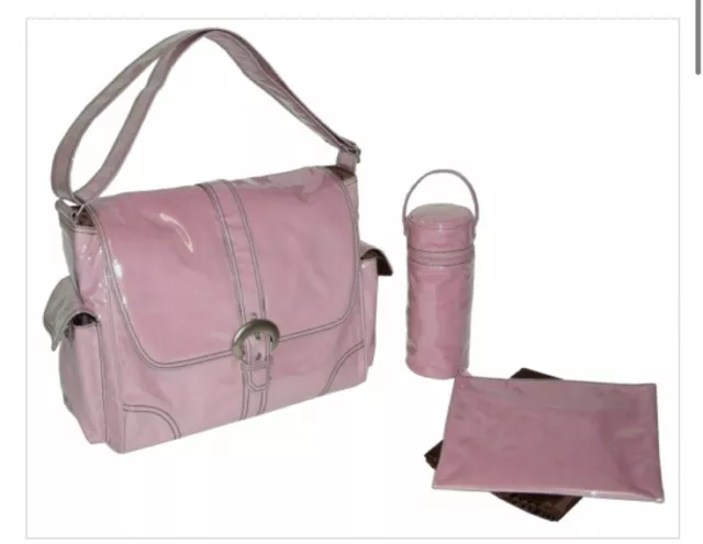 Kalencom Corduroy Diaper Bag And Matching Changing Pad, Pink, NWT, NEW- Girls