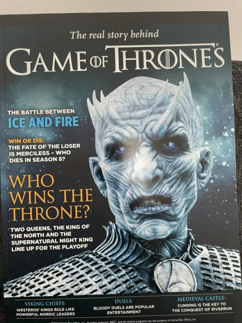 Game Of Thrones Magazine The Real Story Behind- The Battle Between Ice & Fire!