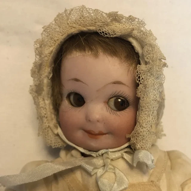 Antique GERMAN Armand Marsielle #253 Googly 7” Doll … As Found