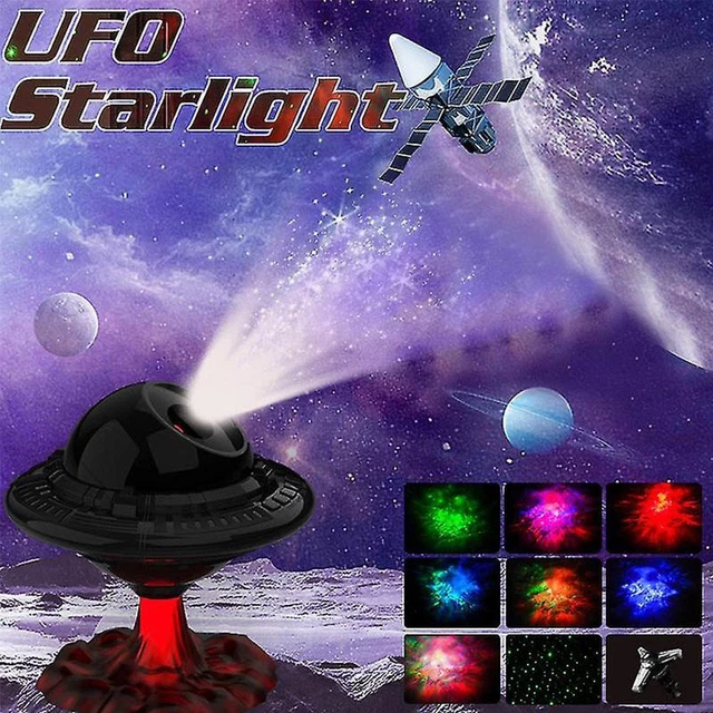 HOT UFO STARRY Projector Galaxy Bedroom Night Light Lamp Nebula LEDLamp ...
